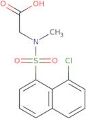 N-[(8-Chloro-1-naphthyl)sulfonyl]-N-methylglycine