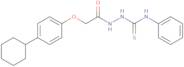 2-[(4-Cyclohexylphenoxy)acetyl]-N-phenylhydrazinecarbothioamide