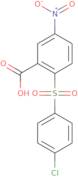 2-[(4-Chlorophenyl)sulfonyl]-5-nitrobenzoic acid