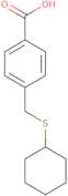 4-[(Cyclohexylthio)methyl]benzoic acid