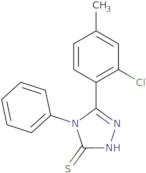 5-(2-Chloro-4-methylphenyl)-4-phenyl-4H-1,2,4-triazole-3-thiol