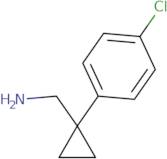 {[1-(4-Chlorophenyl)cyclopropyl]methyl}amine hydrobromide