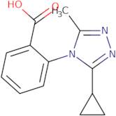 2-(3-Cyclopropyl-5-methyl-4H-1,2,4-triazol-4-yl)benzoic acid