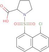 1-[(8-Chloro-1-naphthyl)sulfonyl]proline