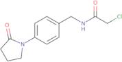 2-Chloro-N-[4-(2-oxopyrrolidin-1-yl)benzyl]acetamide