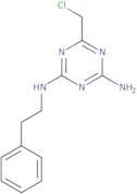 6-(Chloromethyl)-N-(2-phenylethyl)-1,3,5-triazine-2,4-diamine