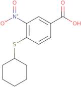 4-(Cyclohexylthio)-3-nitrobenzoic acid