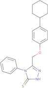 5-[(4-Cyclohexylphenoxy)methyl]-4-phenyl-4H-1,2,4-triazole-3-thiol