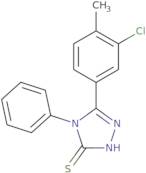 5-(3-Chloro-4-methylphenyl)-4-phenyl-4H-1,2,4-triazole-3-thiol