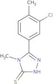 5-(3-Chloro-4-methylphenyl)-4-methyl-4H-1,2,4-triazole-3-thiol