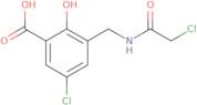 5-Chloro-3-{[(chloroacetyl)amino]methyl}-2-hydroxybenzoic acid