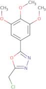 2-(Chloromethyl)-5-(3,4,5-trimethoxyphenyl)-1,3,4-oxadiazole