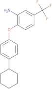 [2-(4-Cyclohexylphenoxy)-5-(trifluoromethyl)phenyl]amine