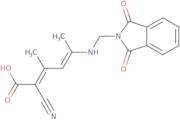 (2E,4E)-2-Cyano-5-{[(1,3-dioxo-1,3-dihydro-2H-isoindol-2-yl)methyl]amino}-3-methylhexa-2,4-dieno...
