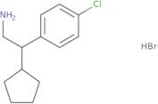 [2-(4-Chlorophenyl)-2-cyclopentylethyl]amine hydrobromide