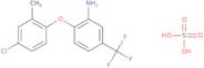 [2-(4-Chloro-2-methylphenoxy)-5-(trifluoromethyl)phenyl]amine sulfate (salt)