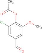 2-Chloro-4-formyl-6-methoxyphenyl acetate