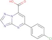 5-(4-Chlorophenyl)[1,2,4]triazolo[1,5-a]pyrimidine-7-carboxylic acid