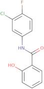 N-(3-Chloro-4-fluorophenyl)-2-hydroxybenzamide