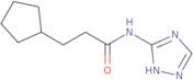 3-Cyclopentyl-N-4H-1,2,4-triazol-3-ylpropanamide
