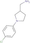 {[1-(4-Chlorophenyl)pyrrolidin-3-yl]methyl}amine hydrochloride