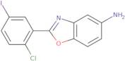 2-(2-Chloro-5-iodophenyl)-1,3-benzoxazol-5-amine