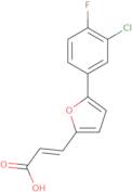 3-[5-(3-Chloro-4-fluorophenyl)-2-furyl]acrylic acid