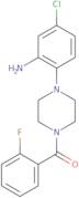 {5-Chloro-2-[4-(2-fluorobenzoyl)piperazin-1-yl]phenyl}amine