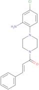 [5-Chloro-2-(4-cinnamoylpiperazin-1-yl)phenyl]amine