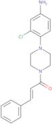 [3-Chloro-4-(4-cinnamoylpiperazin-1-yl)phenyl]amine