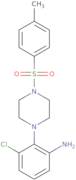 (3-Chloro-2-{4-[(4-methylphenyl)sulfonyl]piperazin-1-yl}phenyl)amine