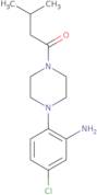 {5-Chloro-2-[4-(3-methylbutanoyl)piperazin-1-yl]phenyl}amine