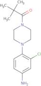 {3-Chloro-4-[4-(2,2-dimethylpropanoyl)piperazin-1-yl]phenyl}amine