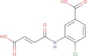 3-[(3-Carboxyacryloyl)amino]-4-chlorobenzoic acid