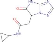 N-Cyclopropyl-2-(5-oxo-5,6-dihydro-4H-imidazo[1,2-b][1,2,4]triazol-6-yl)acetamide