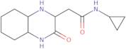 N-Cyclopropyl-2-(3-oxodecahydroquinoxalin-2-yl)acetamide