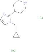 4-[1-(Cyclopropylmethyl)-1H-imidazol-2-yl]piperidine dihydrochloride