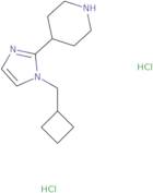 4-[1-(Cyclobutylmethyl)-1H-imidazol-2-yl]piperidine dihydrochloride