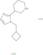 3-[1-(Cyclobutylmethyl)-1H-imidazol-2-yl]piperidine dihydrochloride