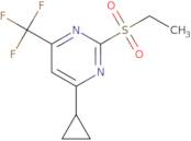 4-Cyclopropyl-2-(ethylsulfonyl)-6-(trifluoromethyl)pyrimidine