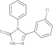 5-(3-Chlorophenyl)-4-phenyl-4H-1,2,4-triazole-3-thiol