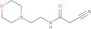 2-Cyano-N-(2-morpholin-4-ylethyl)acetamide