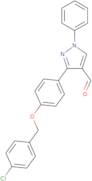 3-{4-[(4-Chlorobenzyl)oxy]phenyl}-1-phenyl-1H-pyrazole-4-carbaldehyde