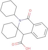 2'-Cyclohexyl-1'-oxo-1',4'-dihydro-2'H-spiro[cyclohexane-1,3'-isoquinoline]-4'-carboxylic acid