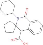 2'-Cyclohexyl-1'-oxo-1',4'-dihydro-2'H-spiro[cyclopentane-1,3'-isoquinoline]-4'-carboxylic acid