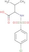 N-[(4-Chlorophenyl)sulfonyl]-L-valine