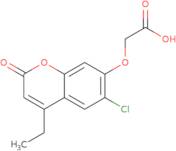 [(6-Chloro-4-ethyl-2-oxo-2H-chromen-7-yl)oxy]acetic acid