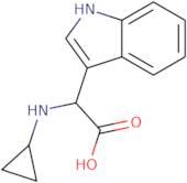 (Cyclopropylamino)(1H-indol-3-yl)acetic acid