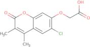 [(6-Chloro-3,4-dimethyl-2-oxo-2H-chromen-7-yl)oxy]acetic acid