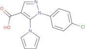 1-(4-Chlorophenyl)-5-(1H-pyrrol-1-yl)-1H-pyrazole-4-carboxylic acid